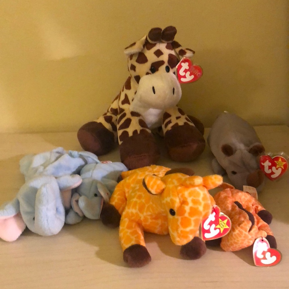 TY savanna bundle stuffed animals